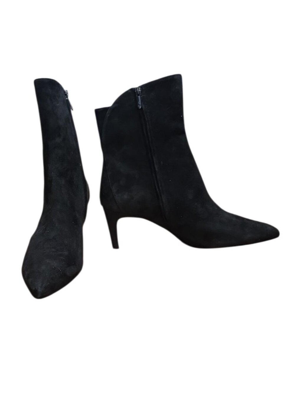 NWOT Size 11 Sam Edelman "Usha" Black Nubuck Suede Booties Unworn No Box!